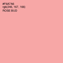 #F6A7A6 - Rose Bud Color Image